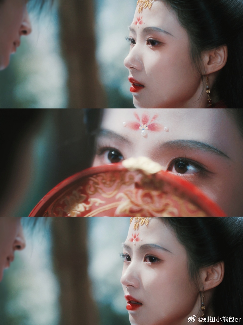 卢昱晓美人一大跳 卢昱晓造型柔美似盛放玫瑰，眉眼温婉，出众容貌着实让人惊喜。 