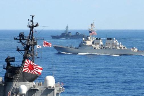 中美日之间，其实现在已经基本上算是明牌了，美国的收缩战略，总体上已经是处于执行阶