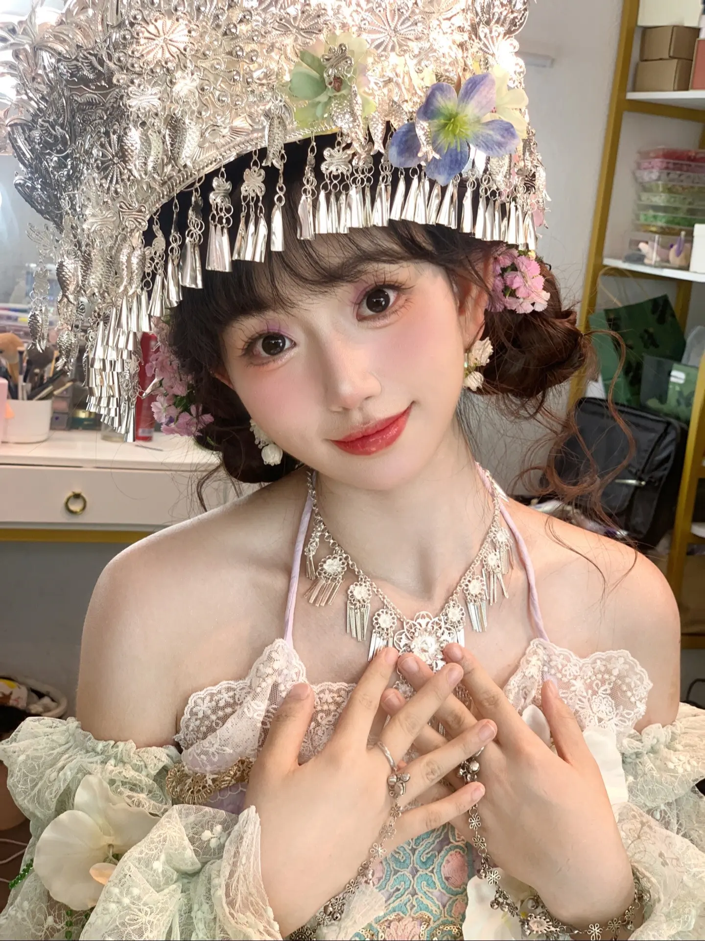 被大理的苗疆少女惊艳到啦！这个初恋感真的爱惨了！