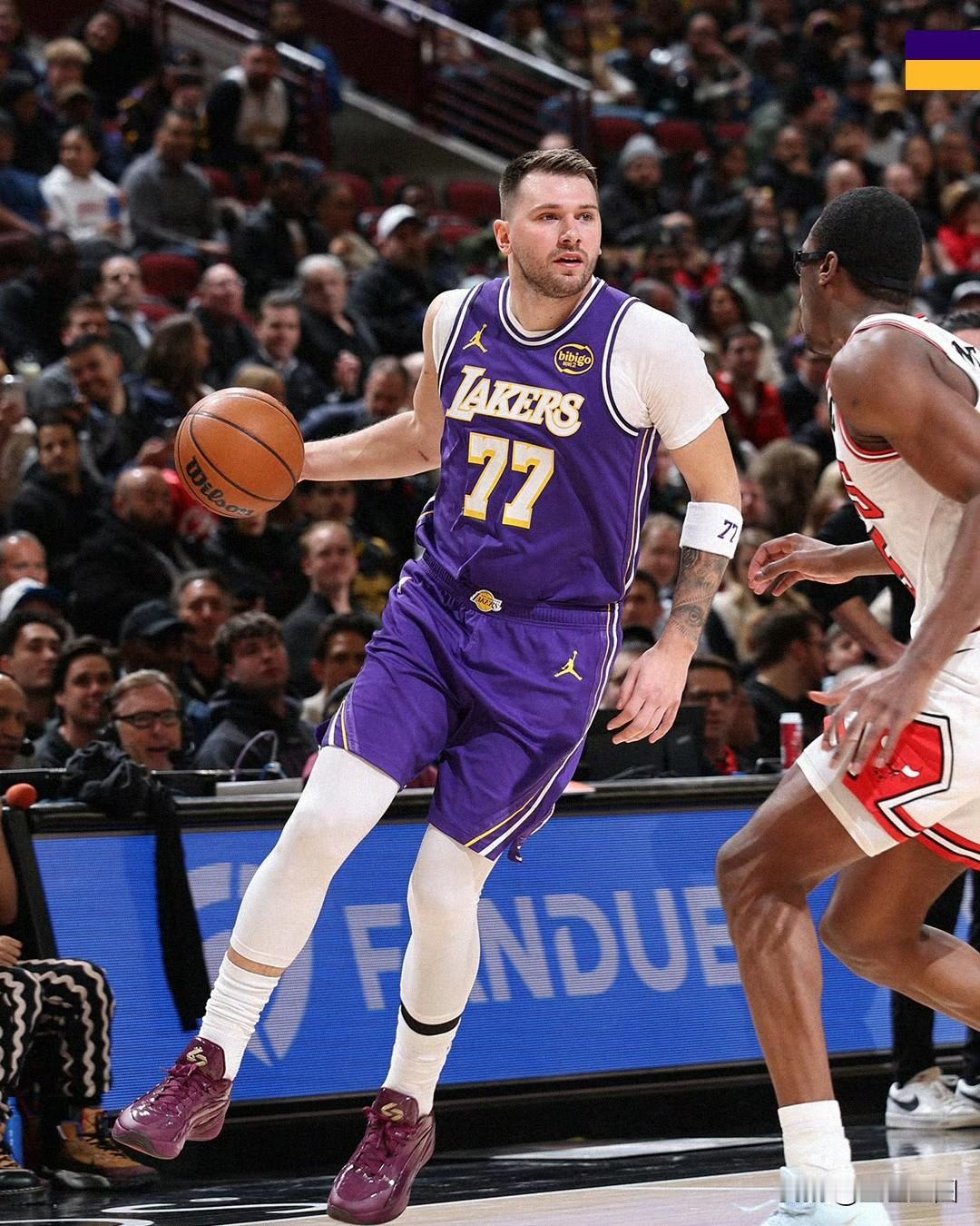 湖人129:118战胜公牛，这次终于没有翻车！
东契奇轰下46分7篮板11助攻，