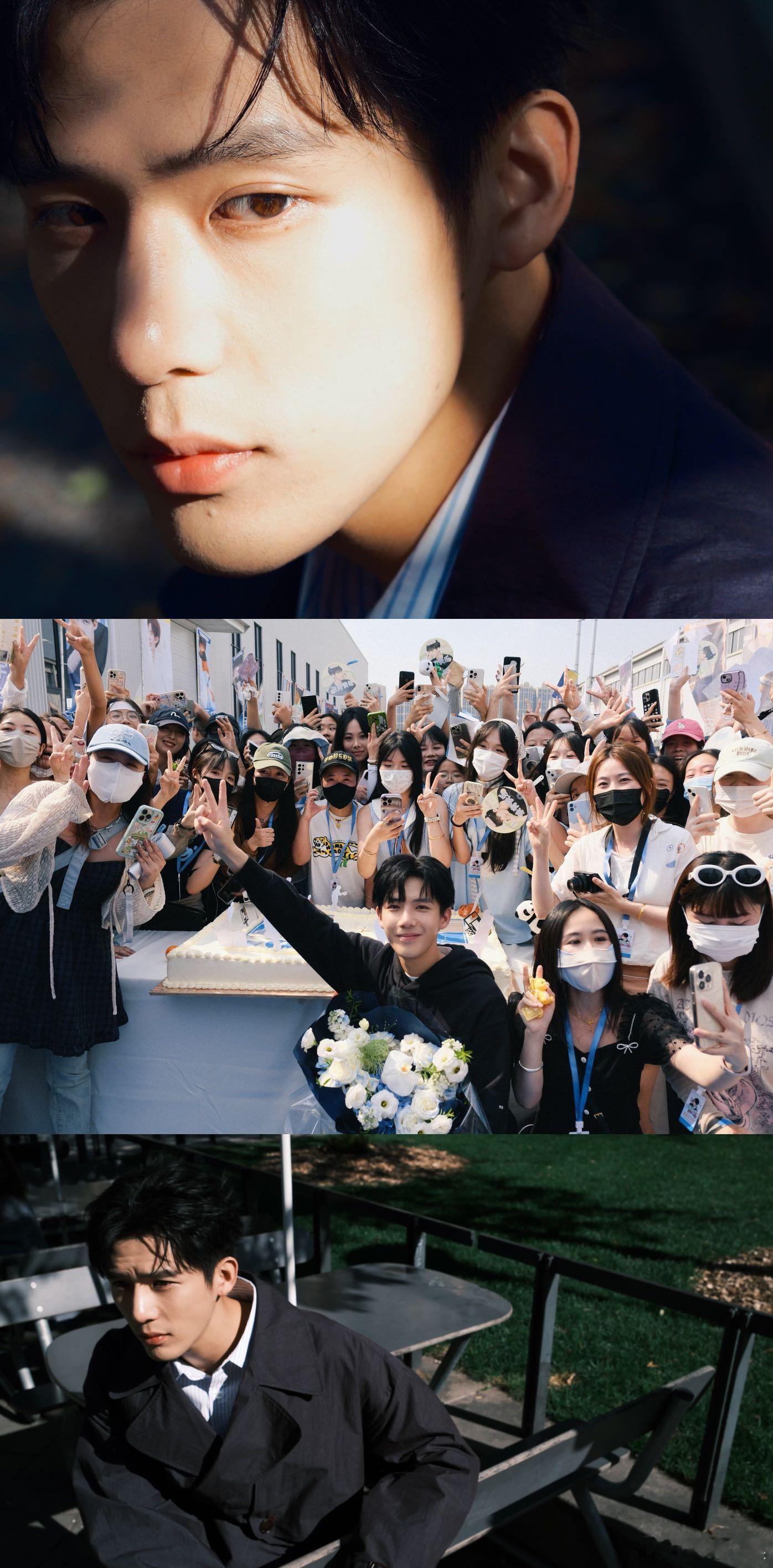 #王安宇杀青福利发九宫格##王安宇新剧杀青九宫格# 王安宇杀青福利发九宫格，王安