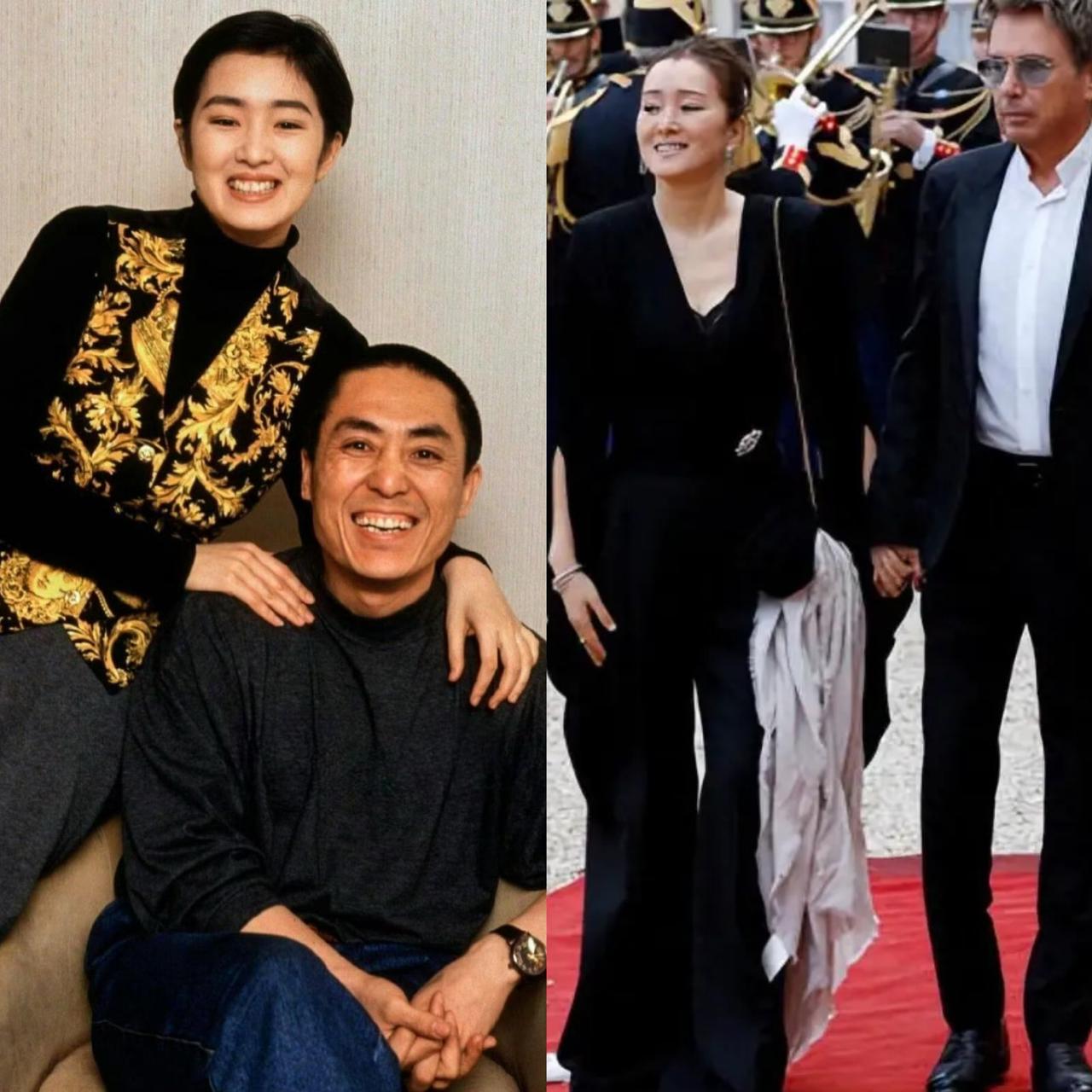 现在最意难平的男人，
估计就是张艺谋了，
马克龙来华，带着巩俐夫妇，这俩人都跟着