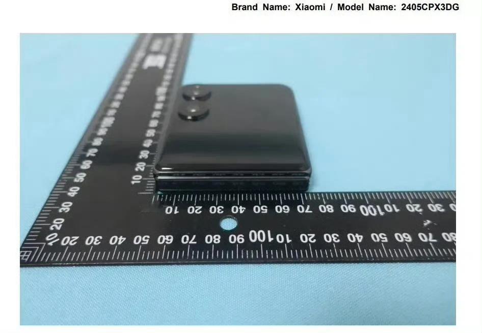 小米mix flip外观来了，67W快充+双电池1145mAh + 3595mA