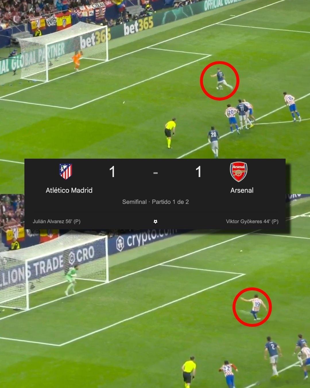 阿森纳追平了他们在欧冠联赛/欧洲冠军杯历史上最长的不败纪录：◉ 胜 0-2 毕尔