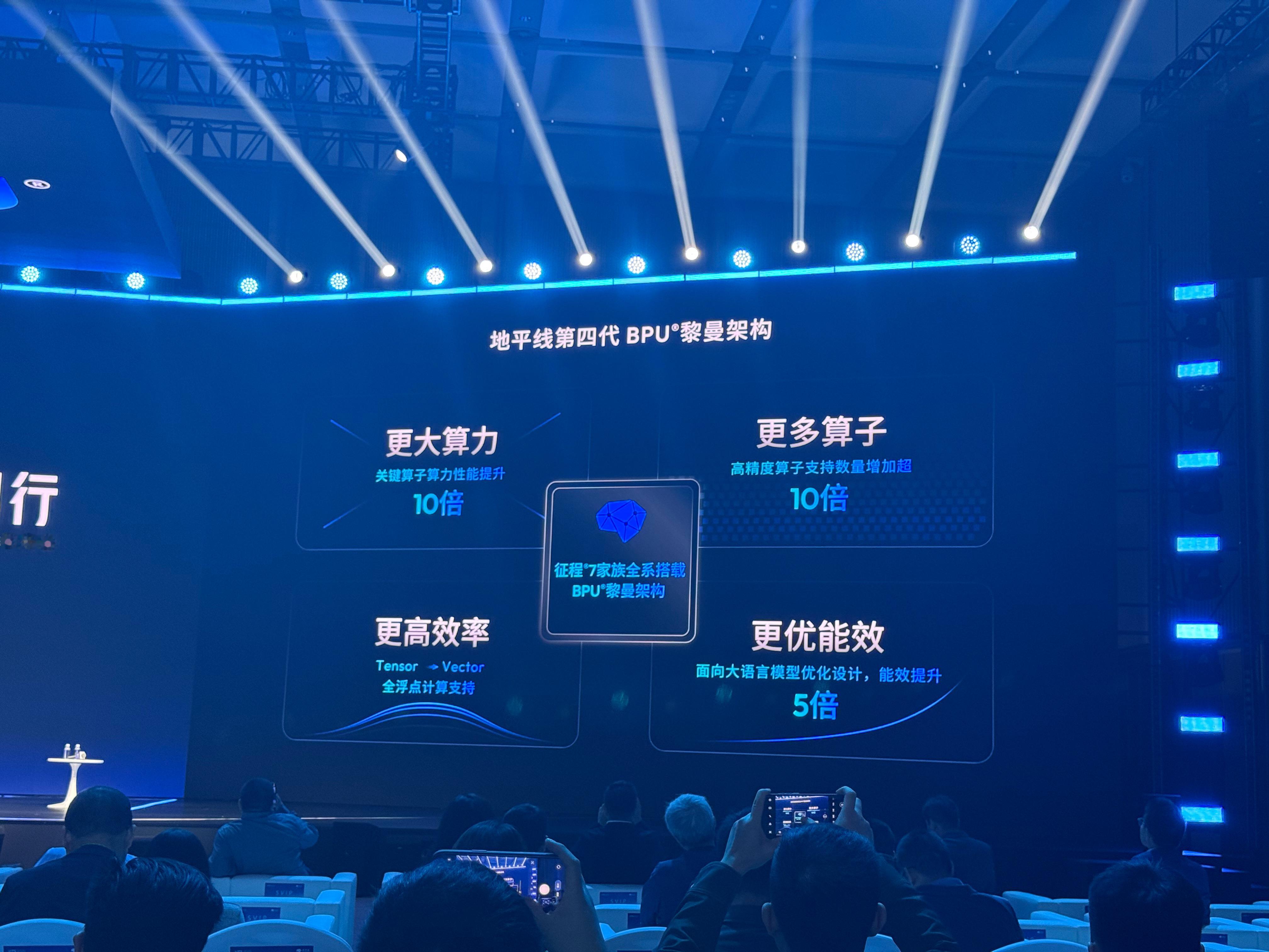 地平线下一代芯片，征程7，量产锚定特斯拉AI5，也就是2027年，性能余凯只说说