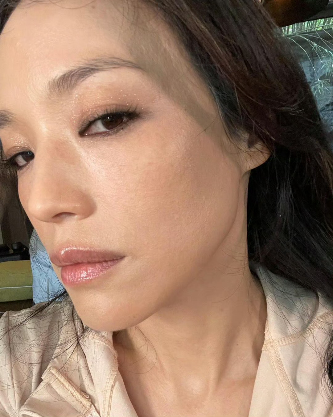 舒淇问女孩们都这样打阴影吗？🤣 