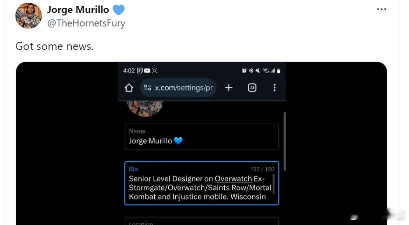 微软  守望先锋2  笑死个人了，年前被裁员的守望先锋PVE组设计师Jorge 