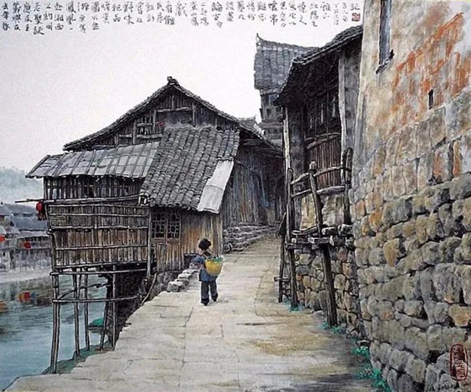 画家吕吉人绘画作品欣赏遇见艺术遇见美好绘画