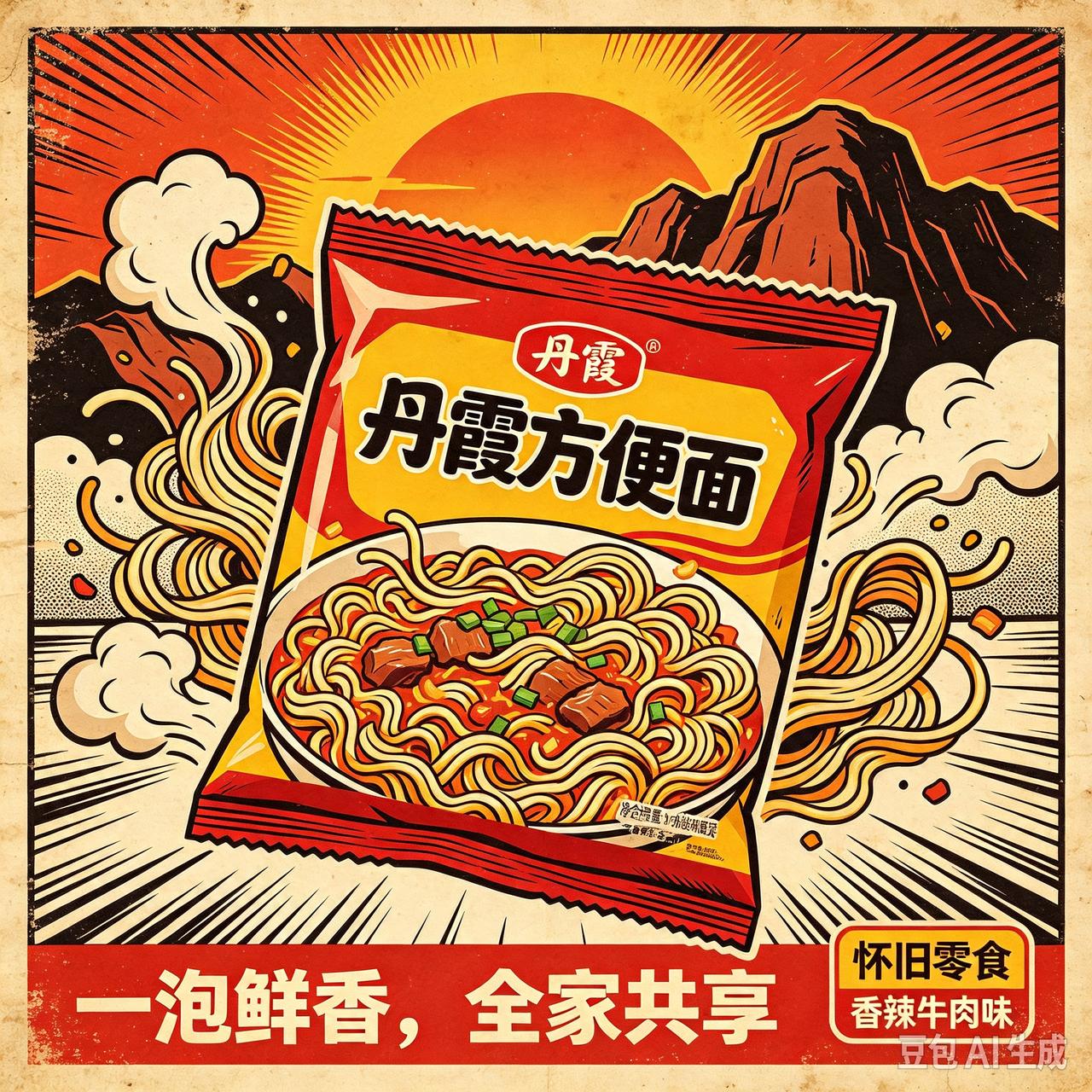 说说看，
第一次吃过的方便面，
是啥牌子的？