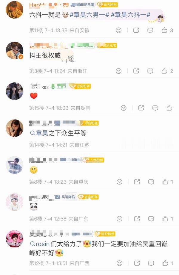 章昊粉丝别闹了 都没有真六抖一六男一金主训的零头多