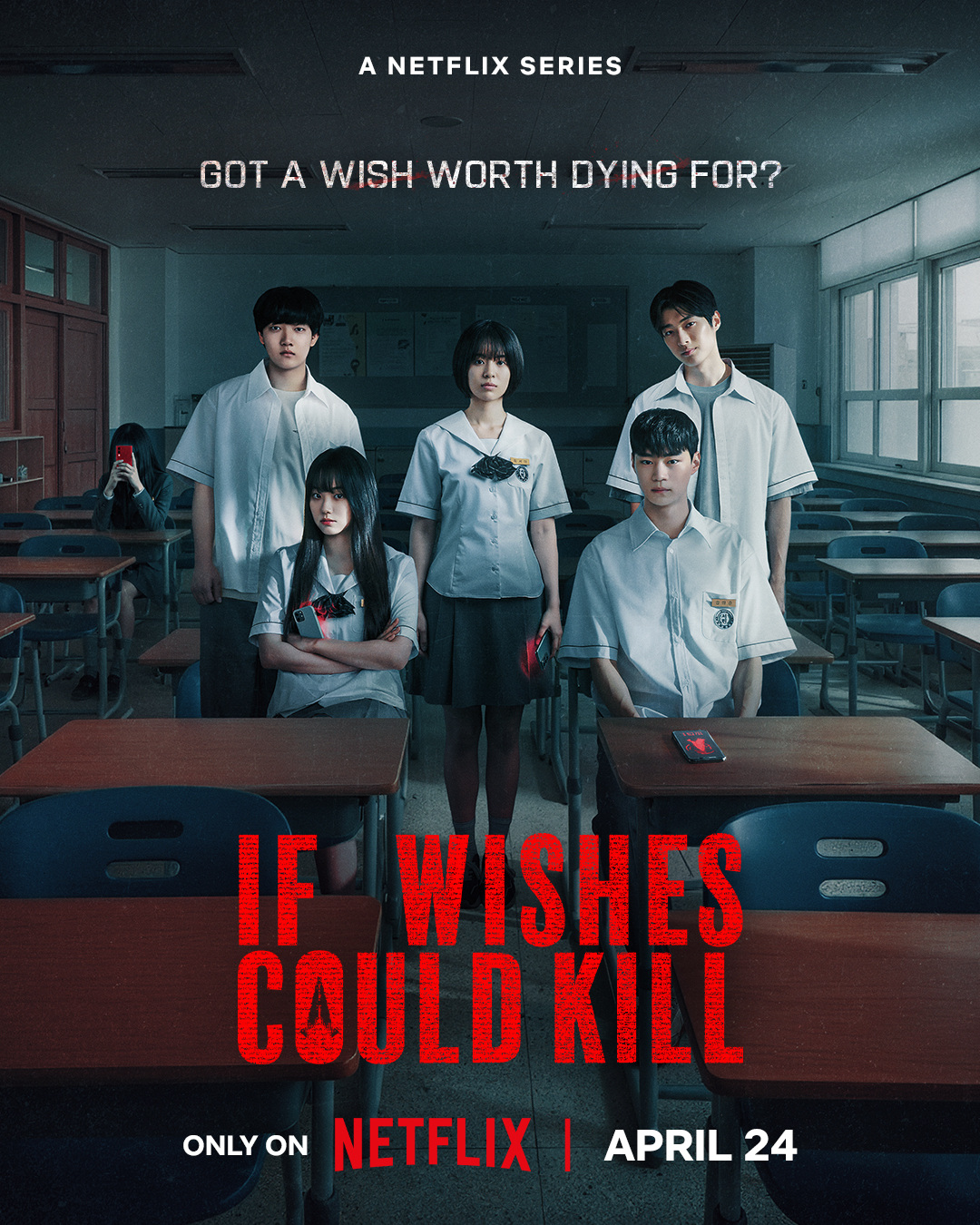 韩剧《夺命许愿》——创意是很老套但屡试不爽的那种，类似《午夜凶铃》，诅咒希望通过