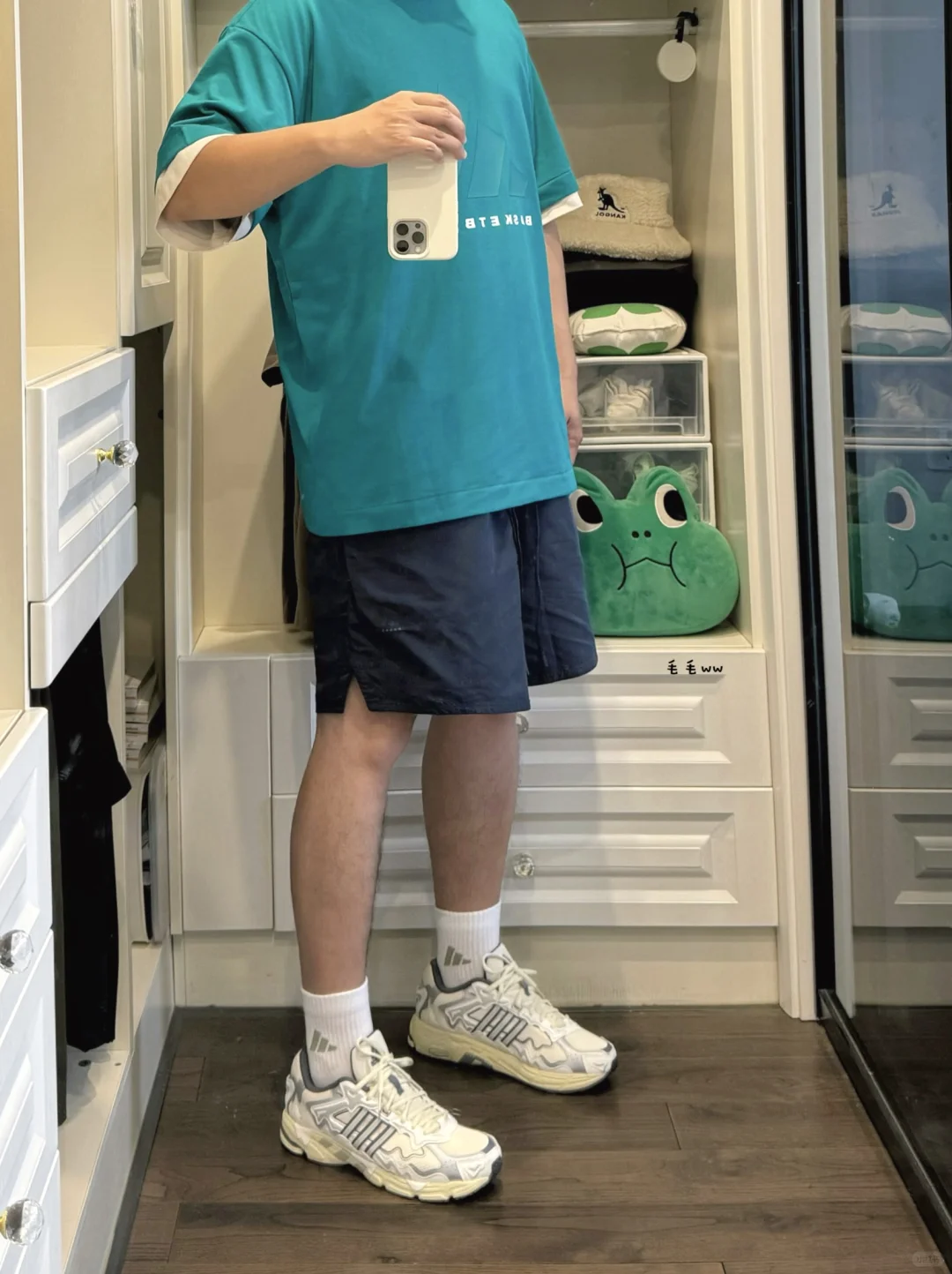 青绿色系｜复古跑穿搭