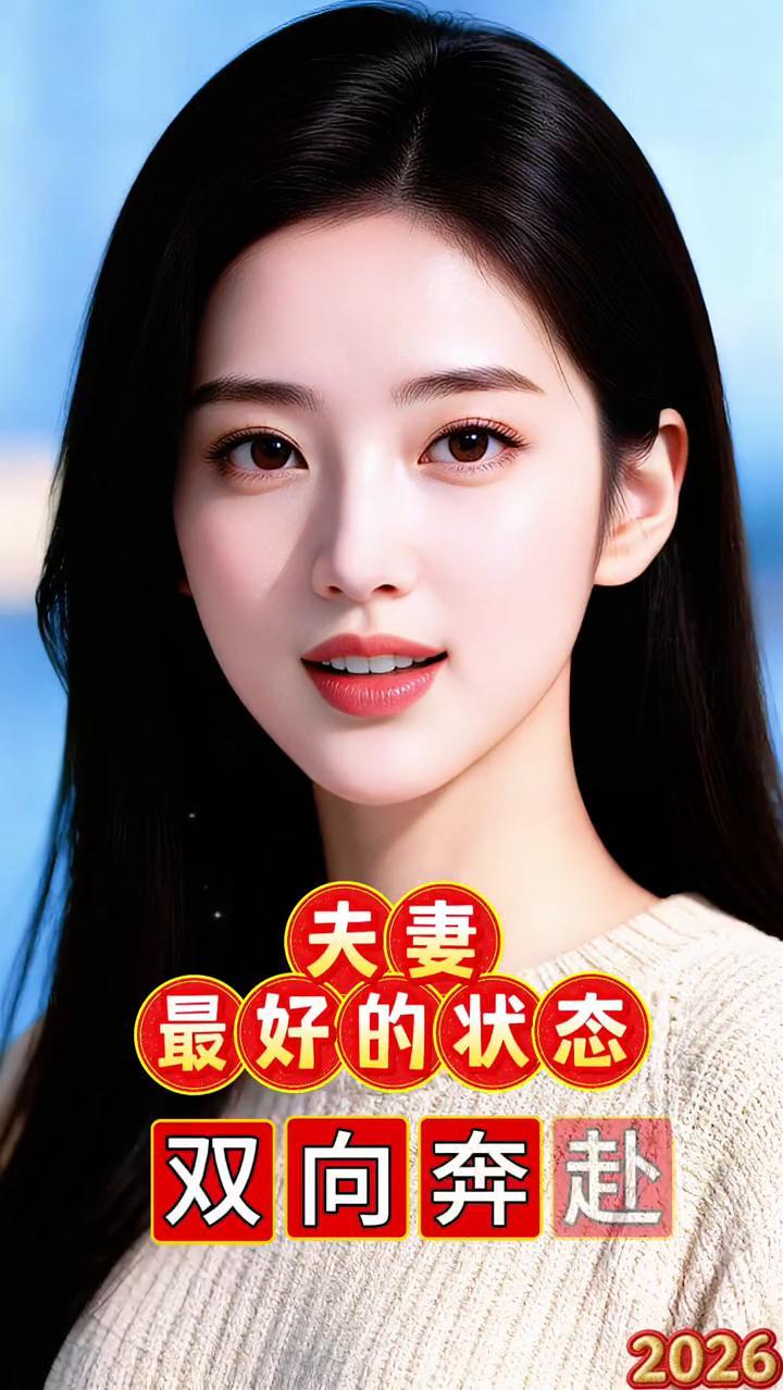 夫妻最好的状态。
双向奔赴，不是靠一个人硬撑。其实好的婚姻真的不是靠一个人硬撑，