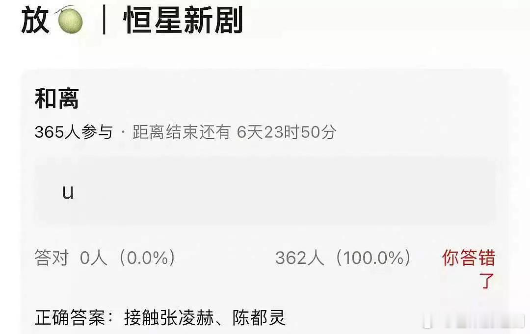 张凌赫、陈都灵新饼《和离》，恒星引力出品，原著九鹭非香，编剧白锦锦，剧情类似《临