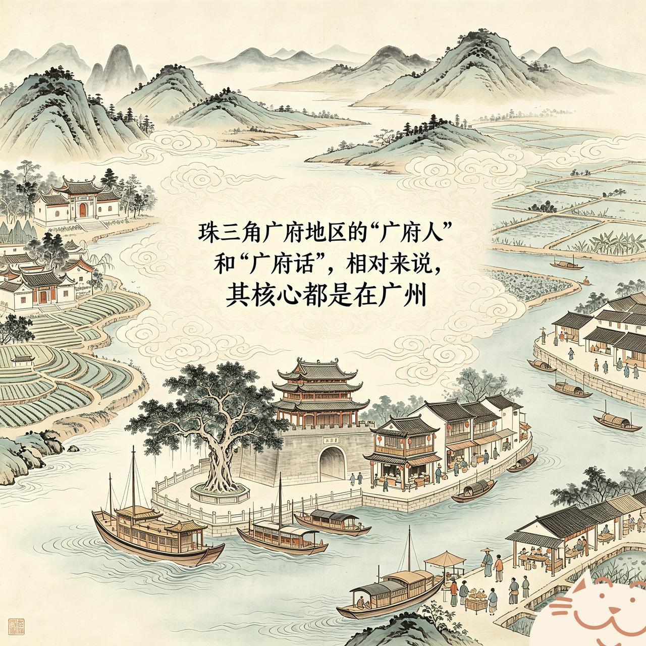 下去，我们将会越来越频繁的听到，珠三角“广府人-广府话”的这种说法。
那么，现在