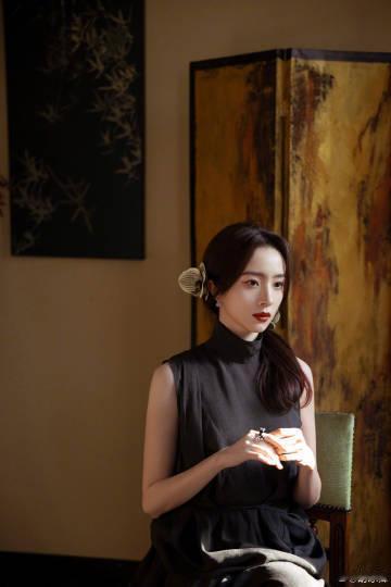 胡冰卿中式红唇美人  啊啊啊啊啊这也美的太过分了 