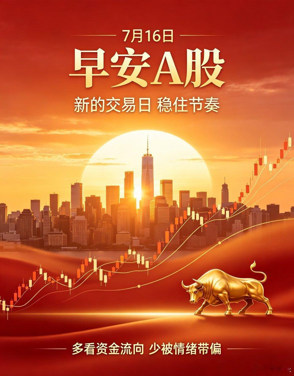 各位战友早上好☀️震荡行情拼的是耐心与定力，利好不会立刻兑现，调整也不必过度恐慌