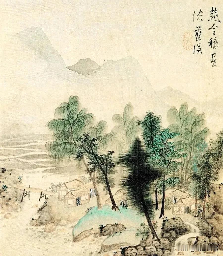 明｜蓝瑛：小山水，大境界
#古今画藏# #国画# #山水画#