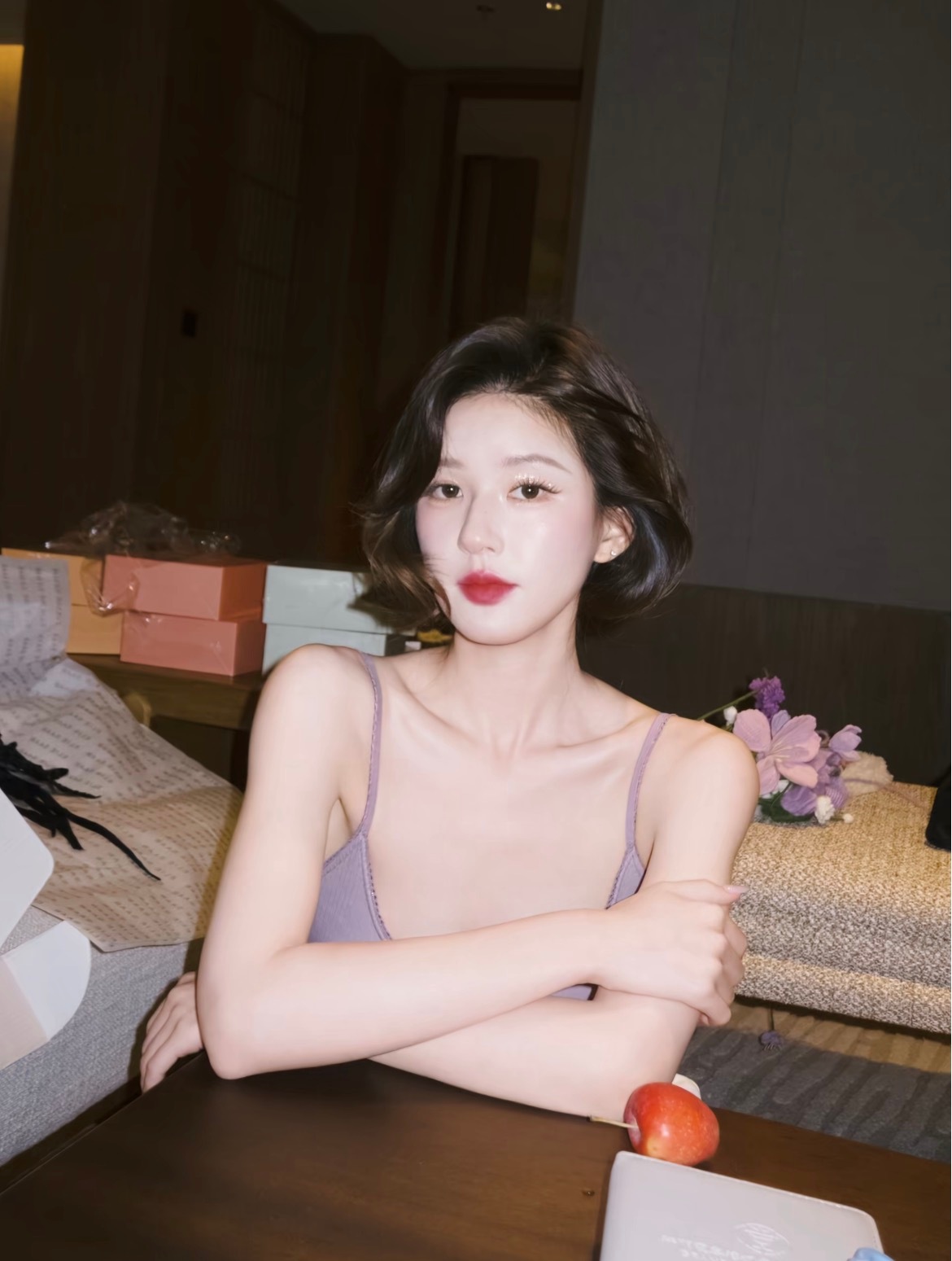 妹妹说紫色很有韵味💜 ​​​