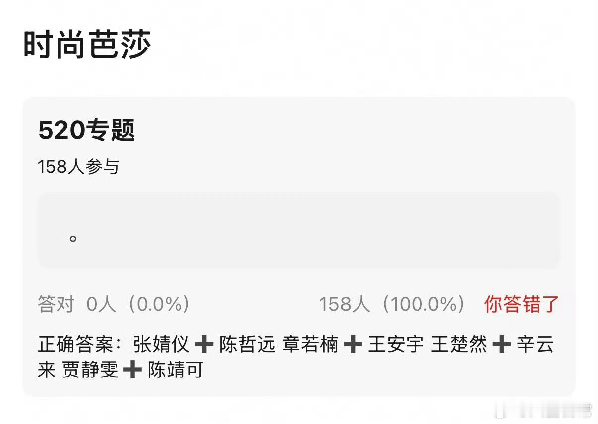 时尚芭莎520主题张婧仪 陈哲远 章若楠 王安宇 王楚然 辛云来 贾静雯 陈靖可