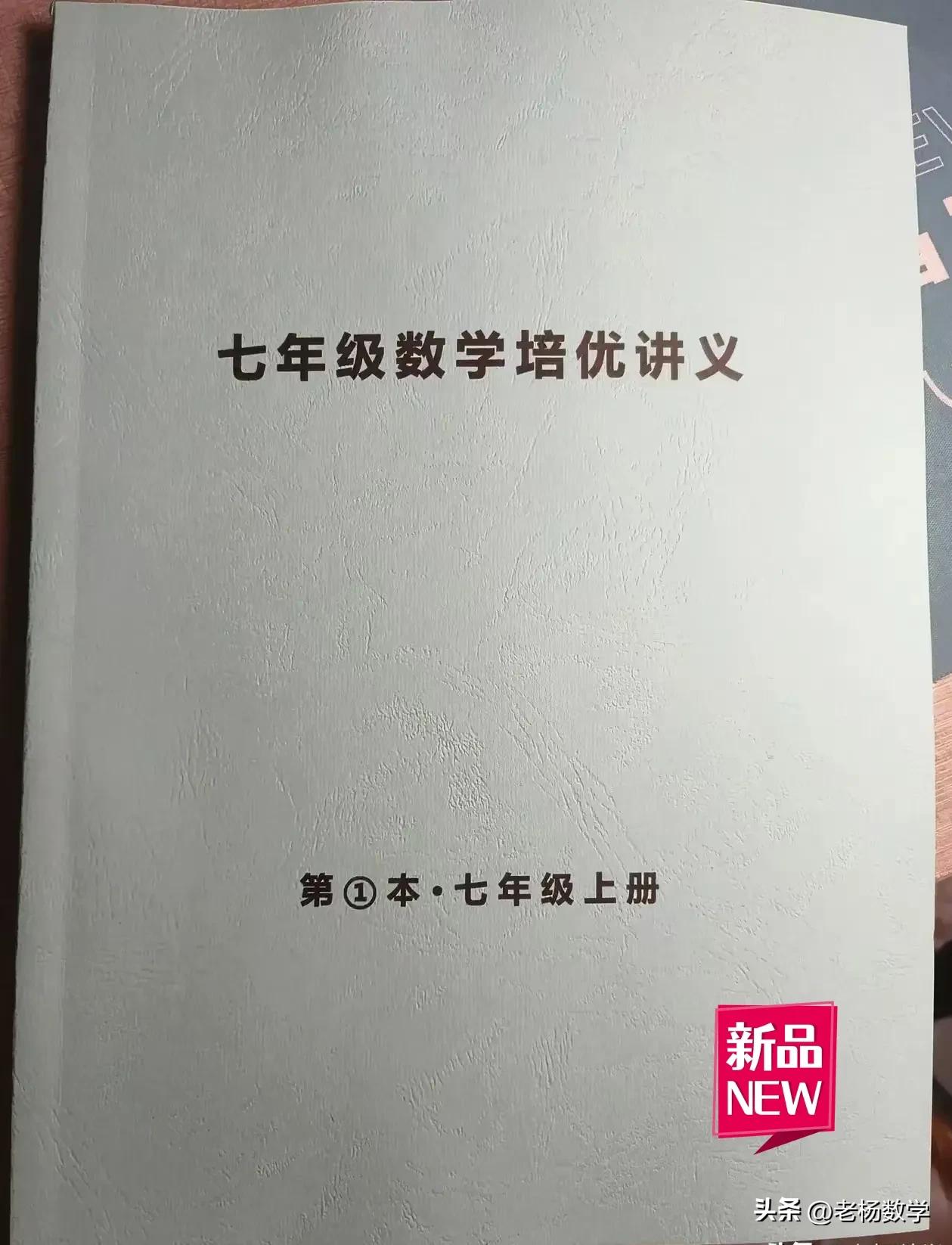 《七年级数学人教版上册培优讲义》，一线教师编辑，符合新课本，拒绝偏难怪，重难点模