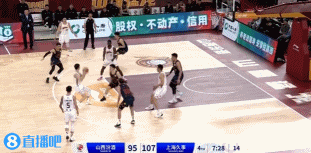 舍维德三分球8中3不算错，罚球砸队友胳膊，这就显得打得太心不在焉

山西队114