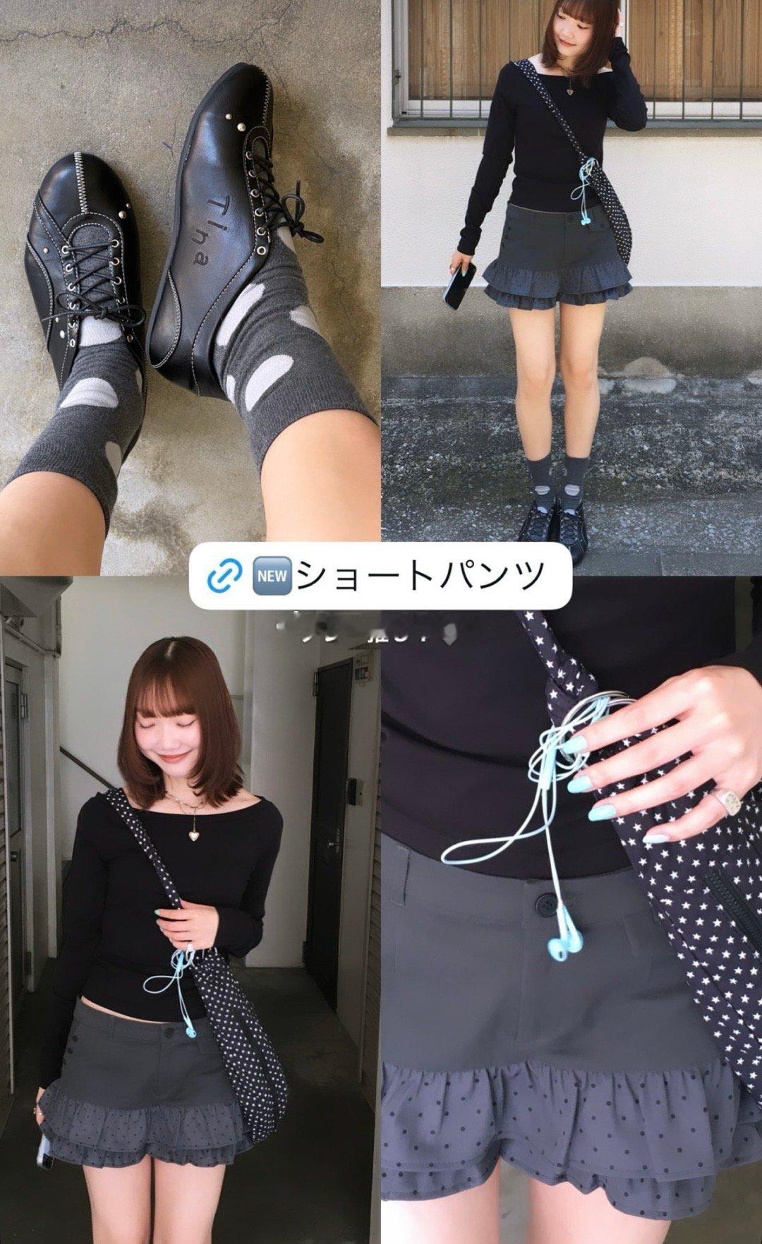 波点裤裙~ 
