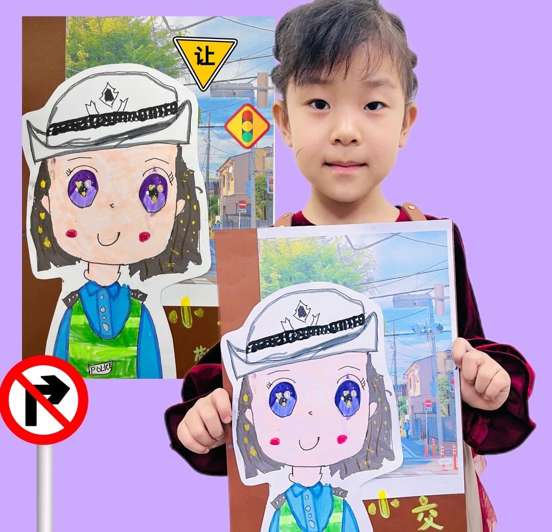 职业人物——交通警察
小小画笔，致敬交警叔叔🚦
在美术课堂上，孩子们用色彩描绘