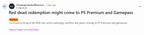 PC玩家终于等到了！《荒野大镖客：救赎2》PC版实锤了