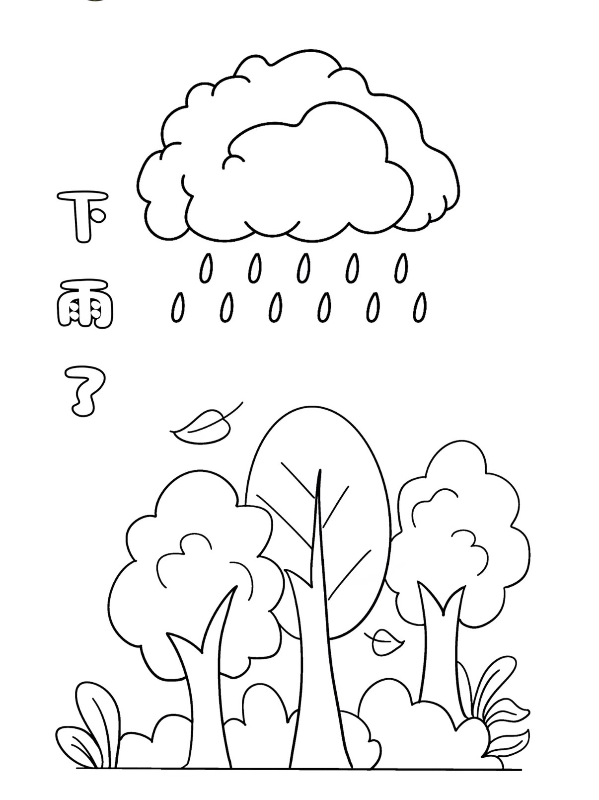 一大早又在下雨🌧️
