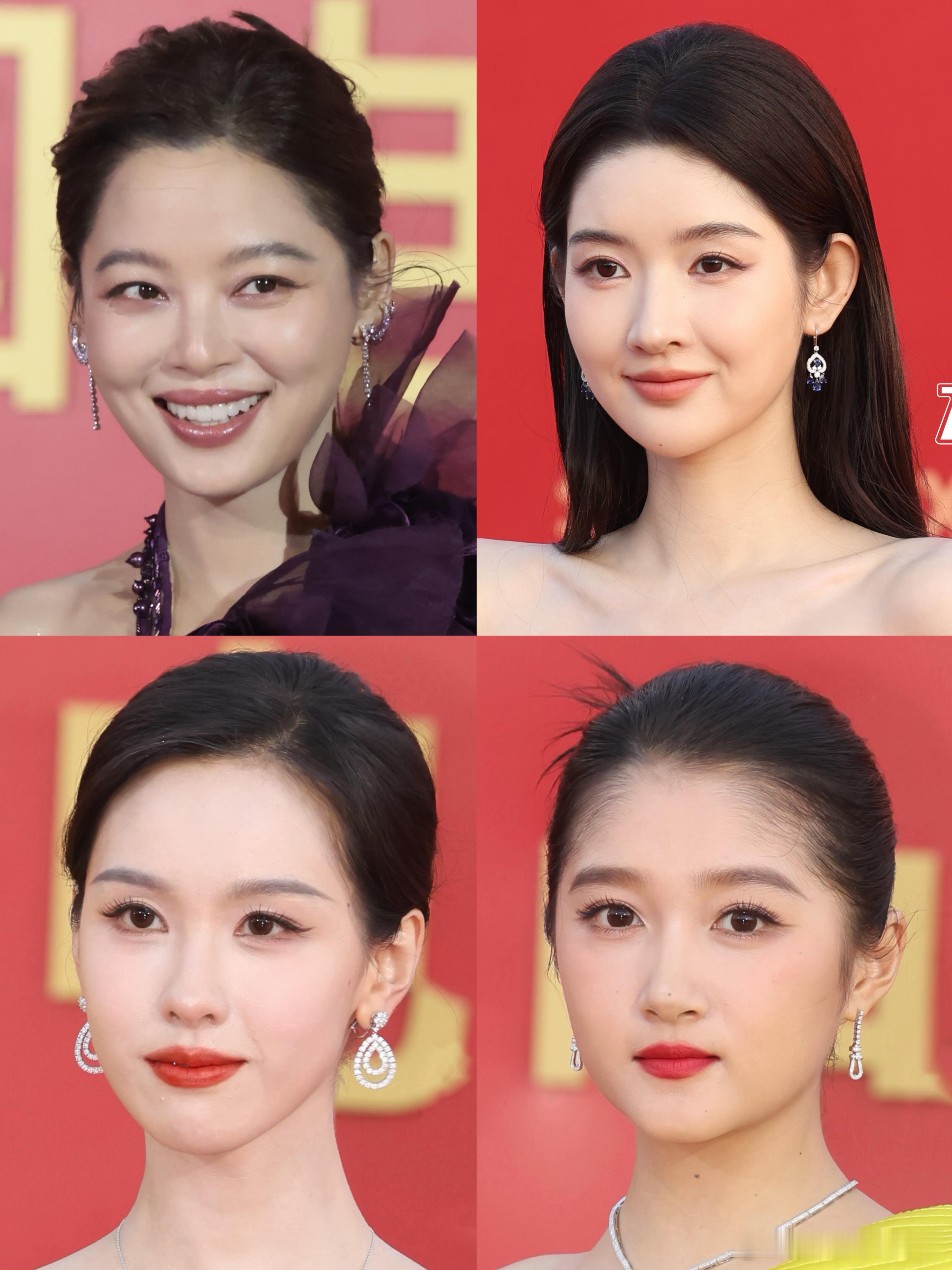 今晚金鸡奖红毯女明星辛芷蕾 宋佳  倪妮 陈都灵 钟楚曦 关晓彤 易烊千玺  蒋