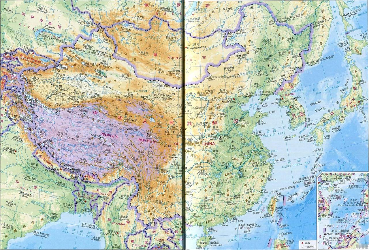 亚欧大陆中央有一整片面积大概是1260万km²的内流区域，它是亚欧大陆内流区的主