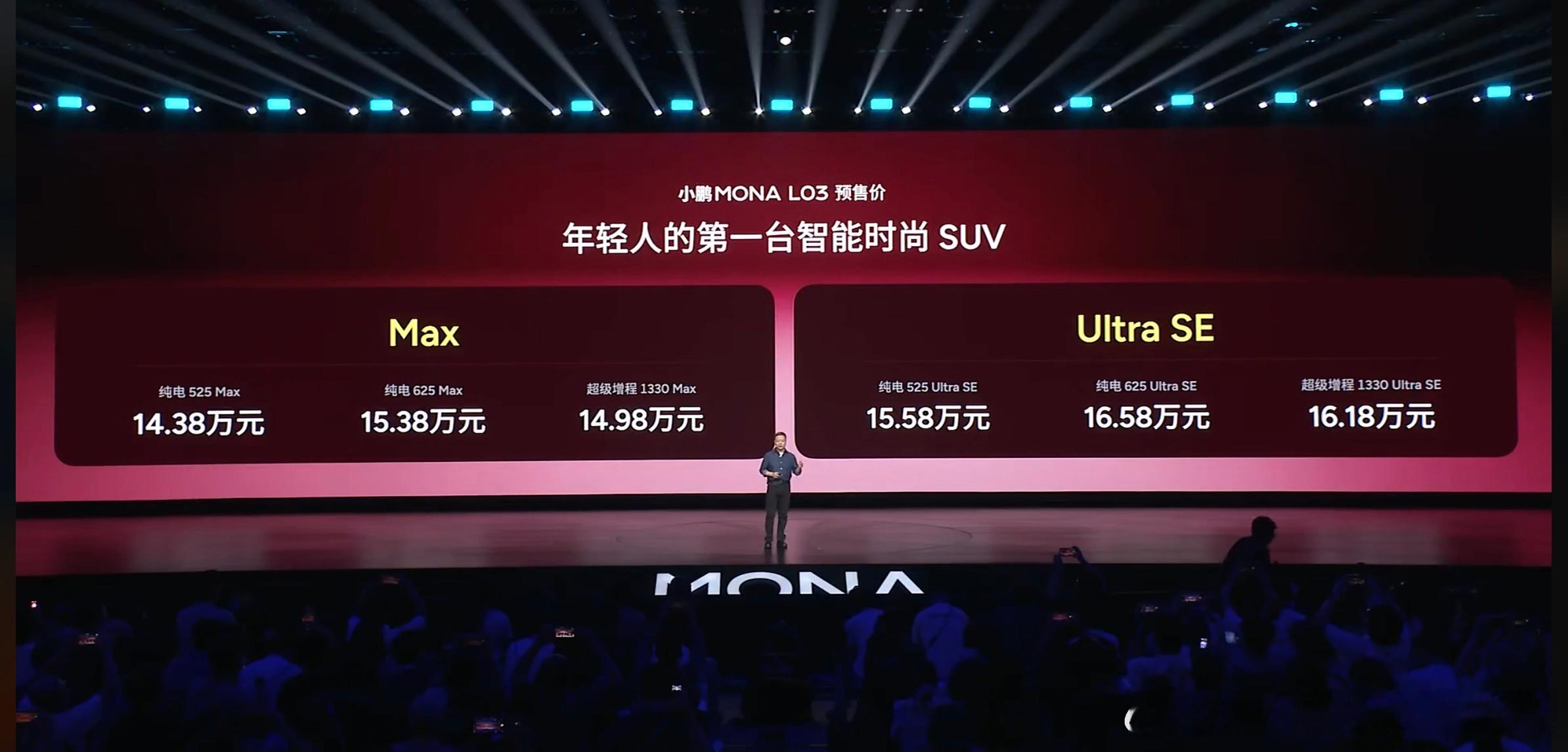小鹏MONA L03预售价出来了首先，上市在德国慕尼黑 7月16日，因为是全球车