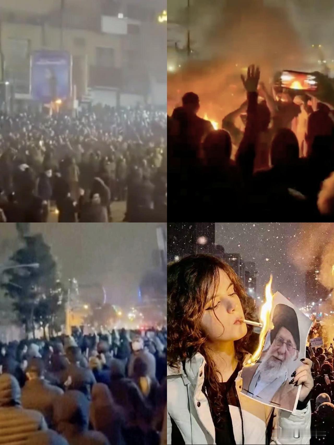 面对抗议示威愈演愈烈，伊朗政府“拔网线”，断绝了与世界的联系

星期四晚上8点，