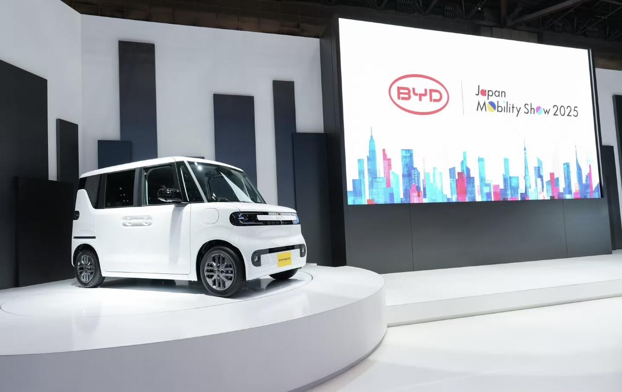 比亚迪为日本本土定制的K-EV BYD RACCO，这波操作显然是经过深思熟虑的