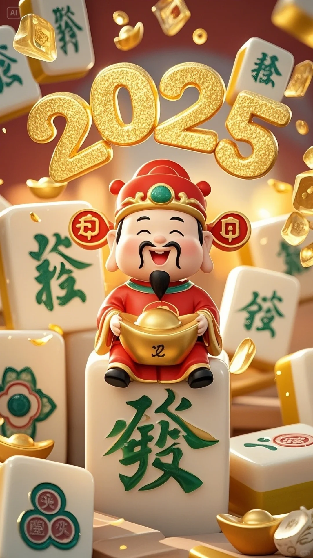 2025新年财神壁纸