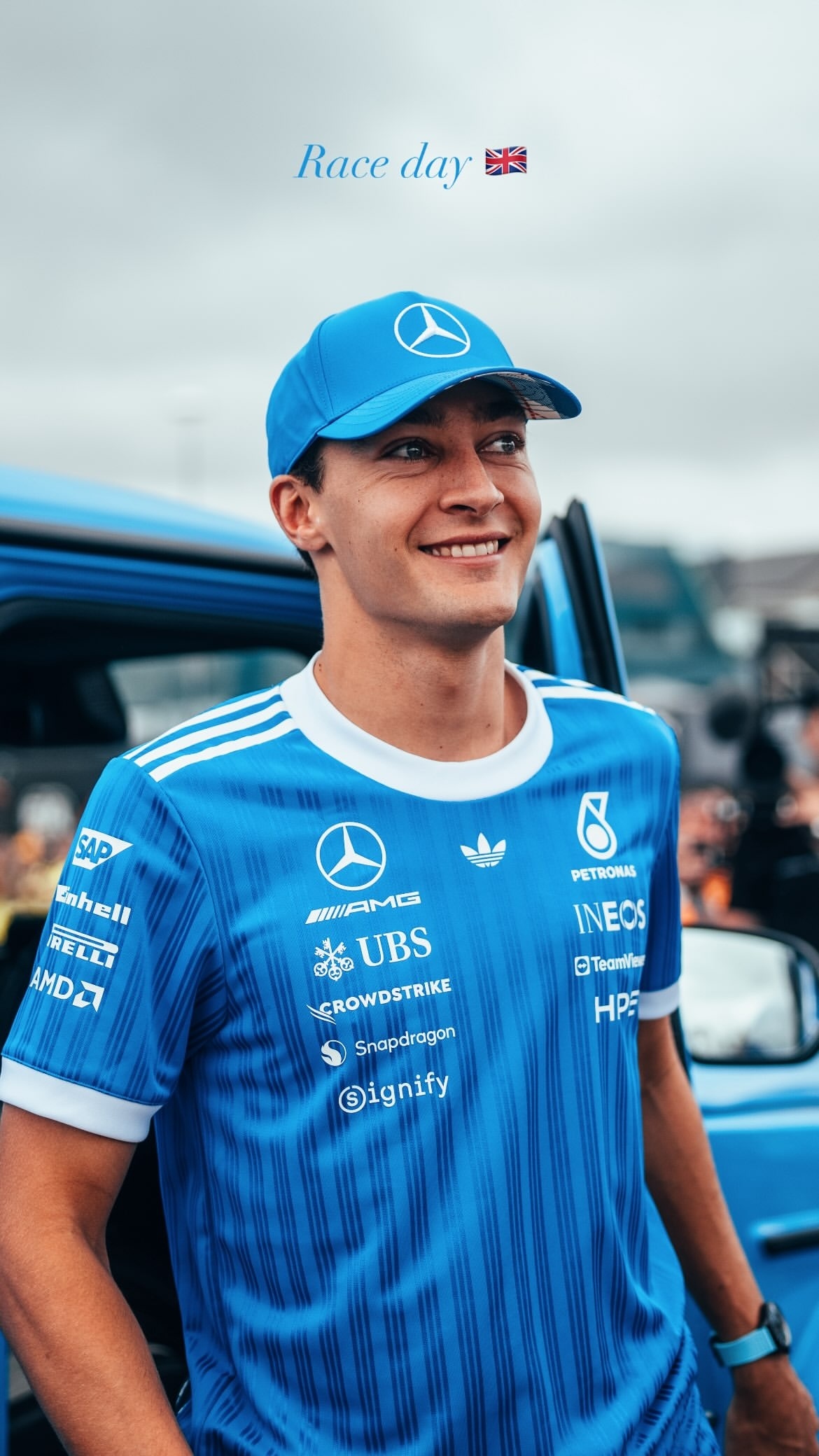 georgerussell63发布快拍Race Day🇬🇧乔治拉塞尔🇬🇧