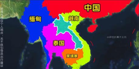 可怜的老挝被越南这条“长蛇”死死堵住了大海——老挝被越南的蟒蛇腰给拦住，离南海最