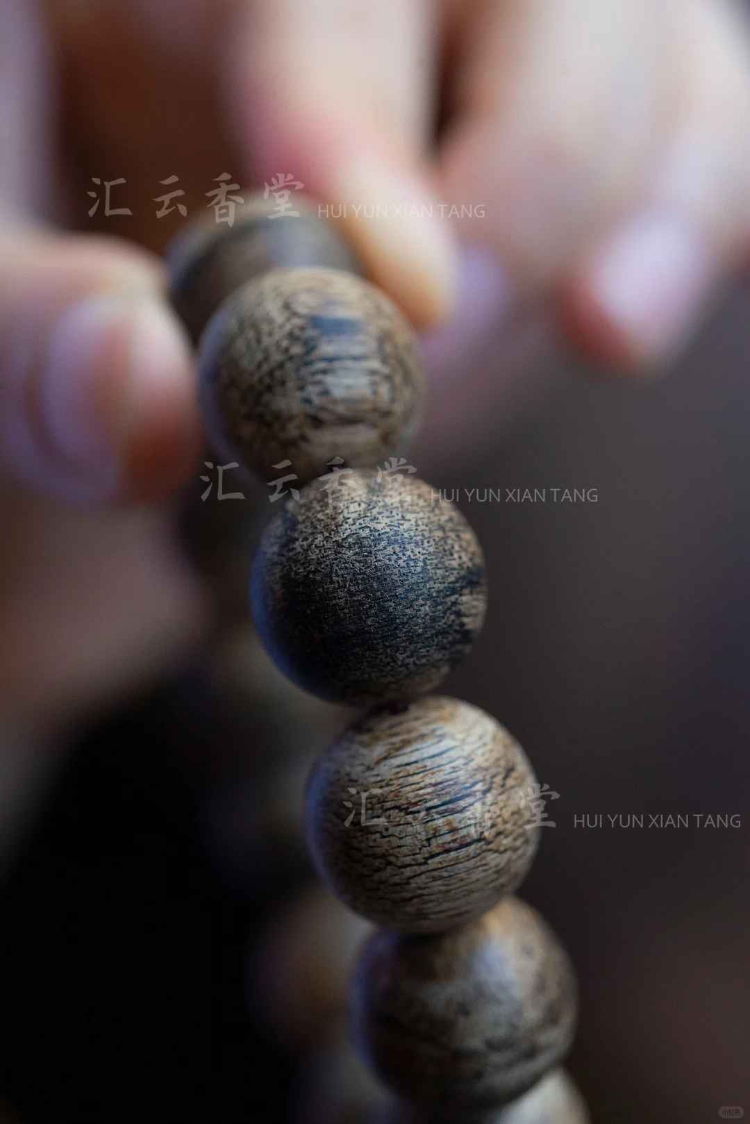 老惠安沉香手串，天然本色就是帅15mm手串