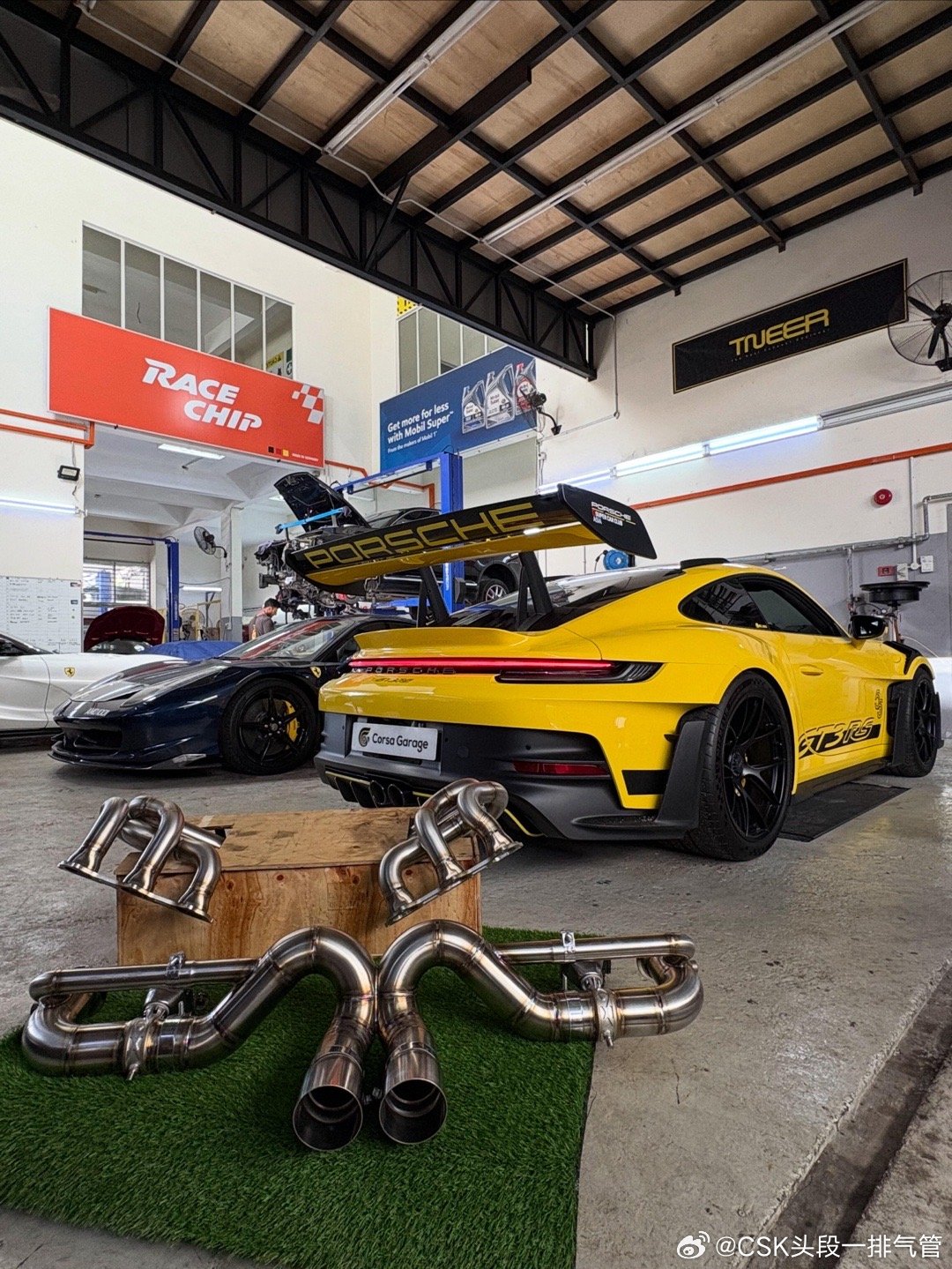 Porsche 992 GT3rs 全段排气 ​​​