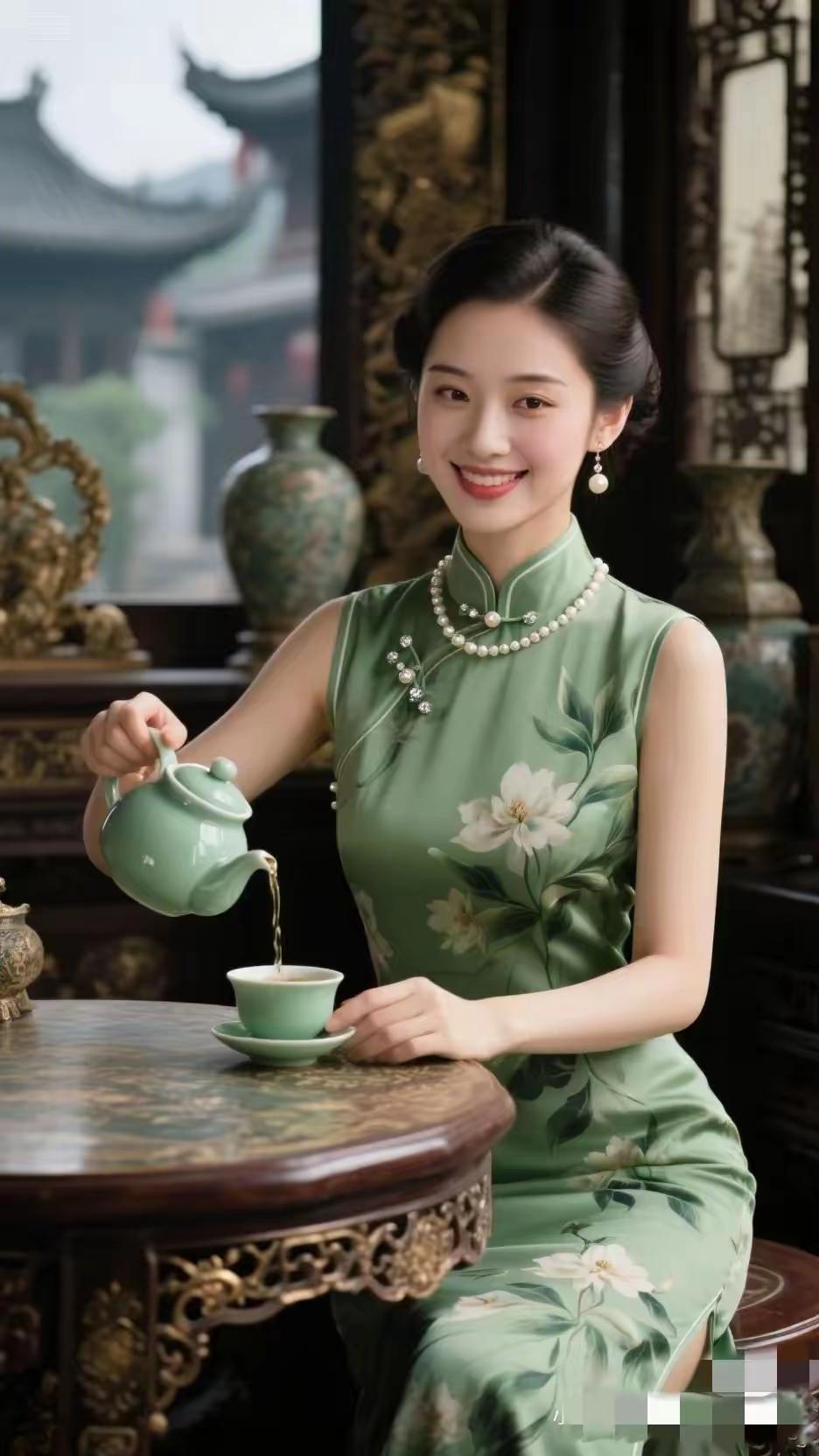 捣练子·一见钟情
倾爱意，递情怀，
清茗相酬意自谐。
一见倾心成佳偶，
才子佳人