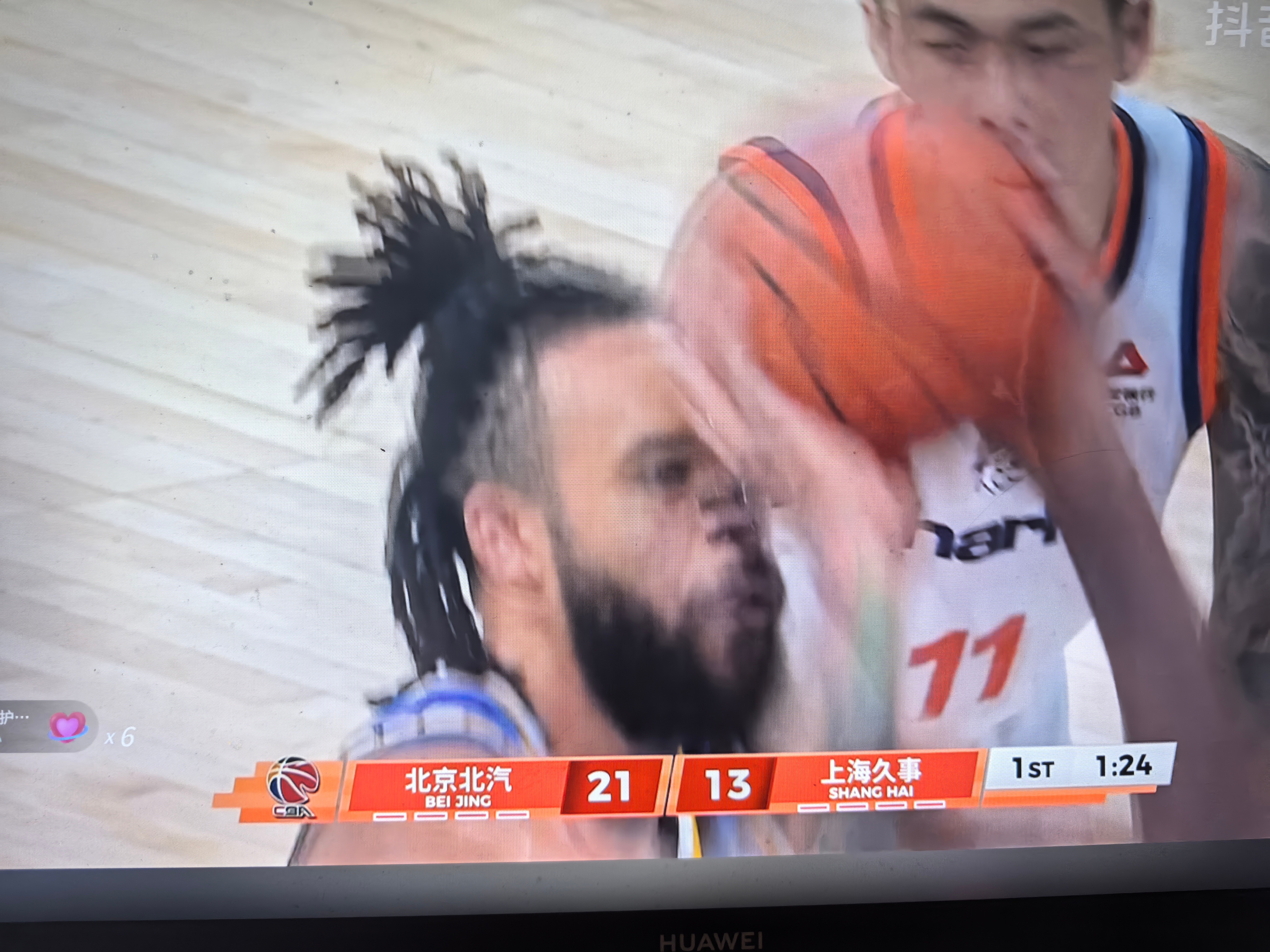 今天有戏！加油！北京男篮vs上海男篮一人一句为首钢加油CBA