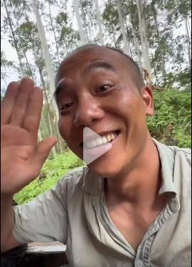大灾时，总是被一群陌生人感动！

一群志愿者支援广西横州某山村，带着物资进山里，