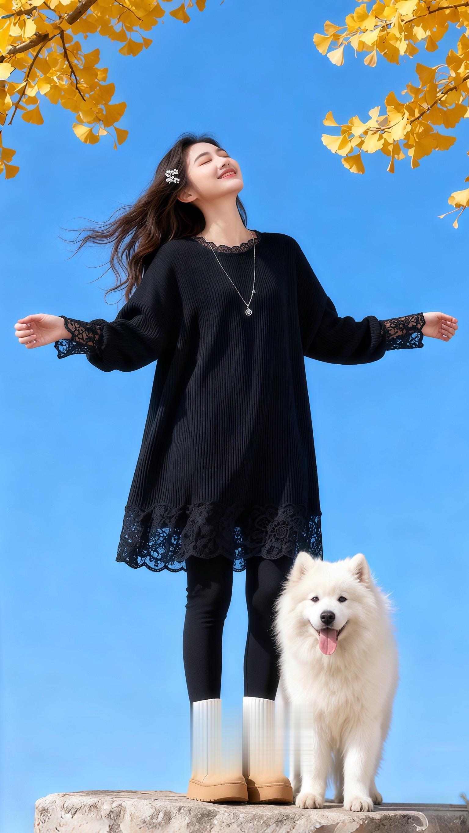 这件中长款针织打底衫也太懂微胖女孩了！✨。