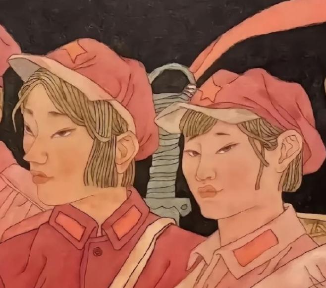 现在的审美是愈发能引起生理学厌恶了，以前的画作，老百姓积极健康向上。
现在的一些