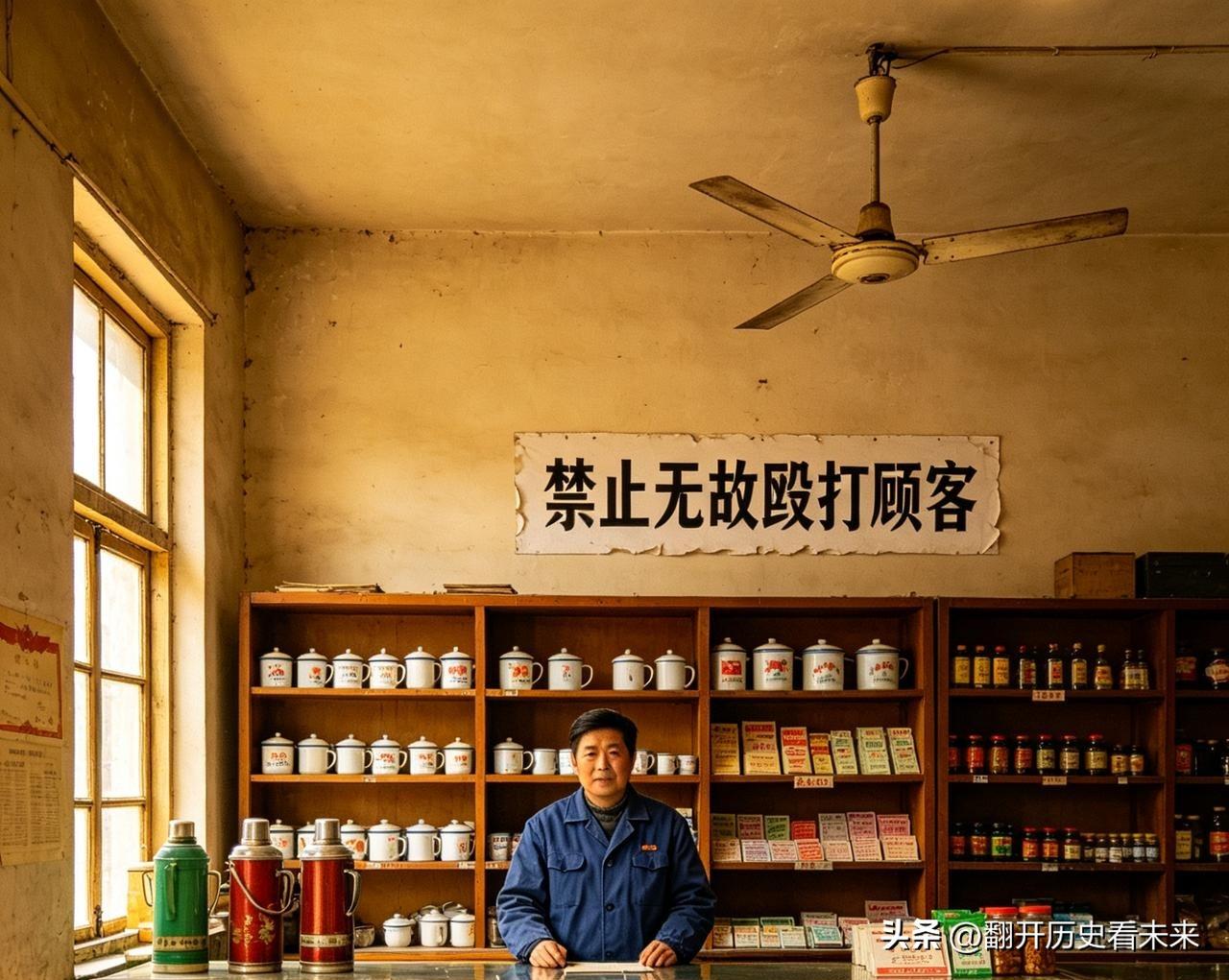 最近网上有个段子挺火，说以前的商店里面有个标语叫做:禁止无故殴打顾客！

我个人