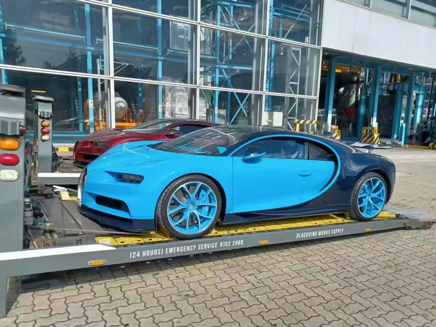 兩台布加迪同框非常震撼吧