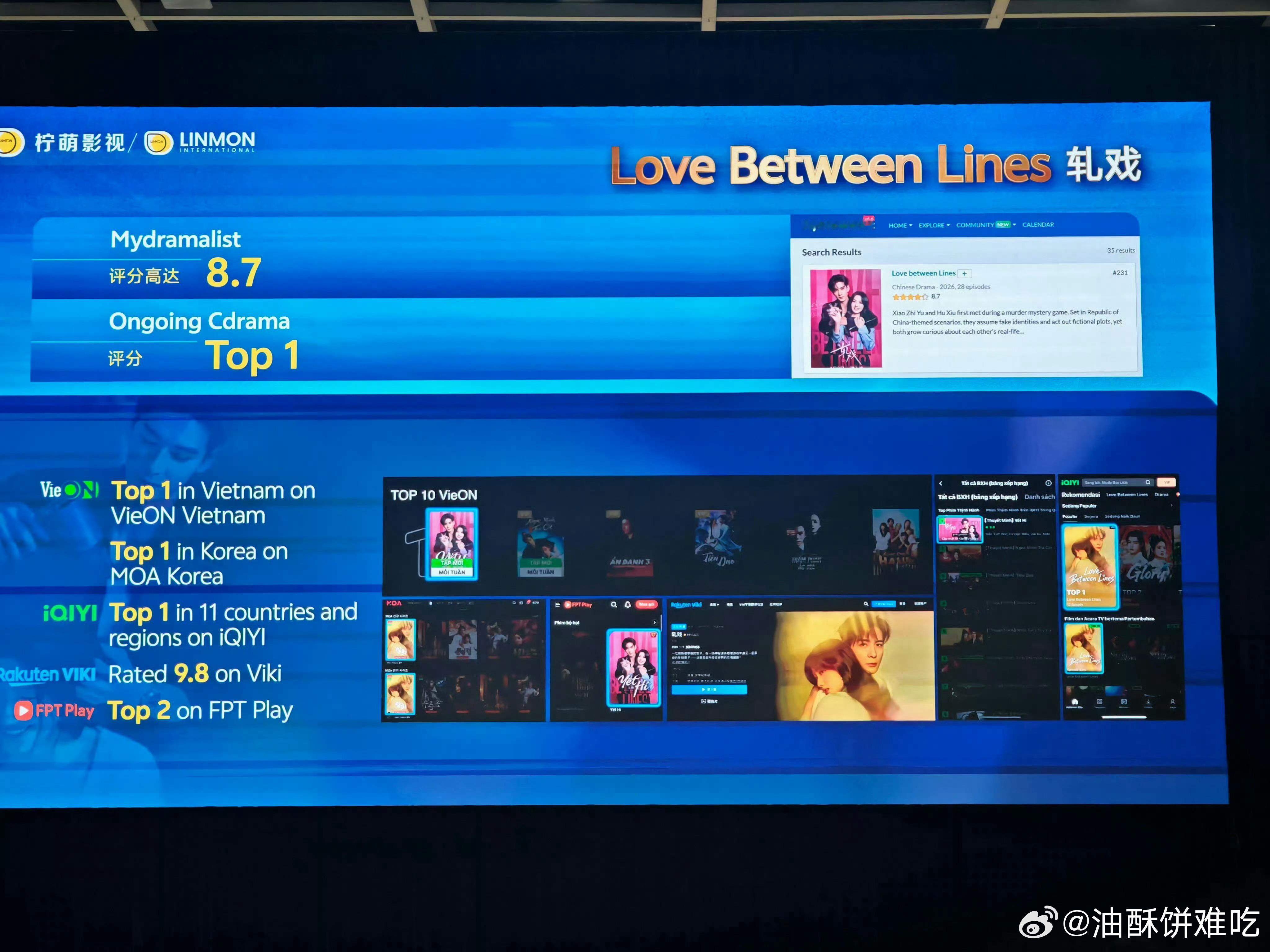 香港国际影视展，柠萌影视出海重点外展作品有卢昱晓的《轧戏》 