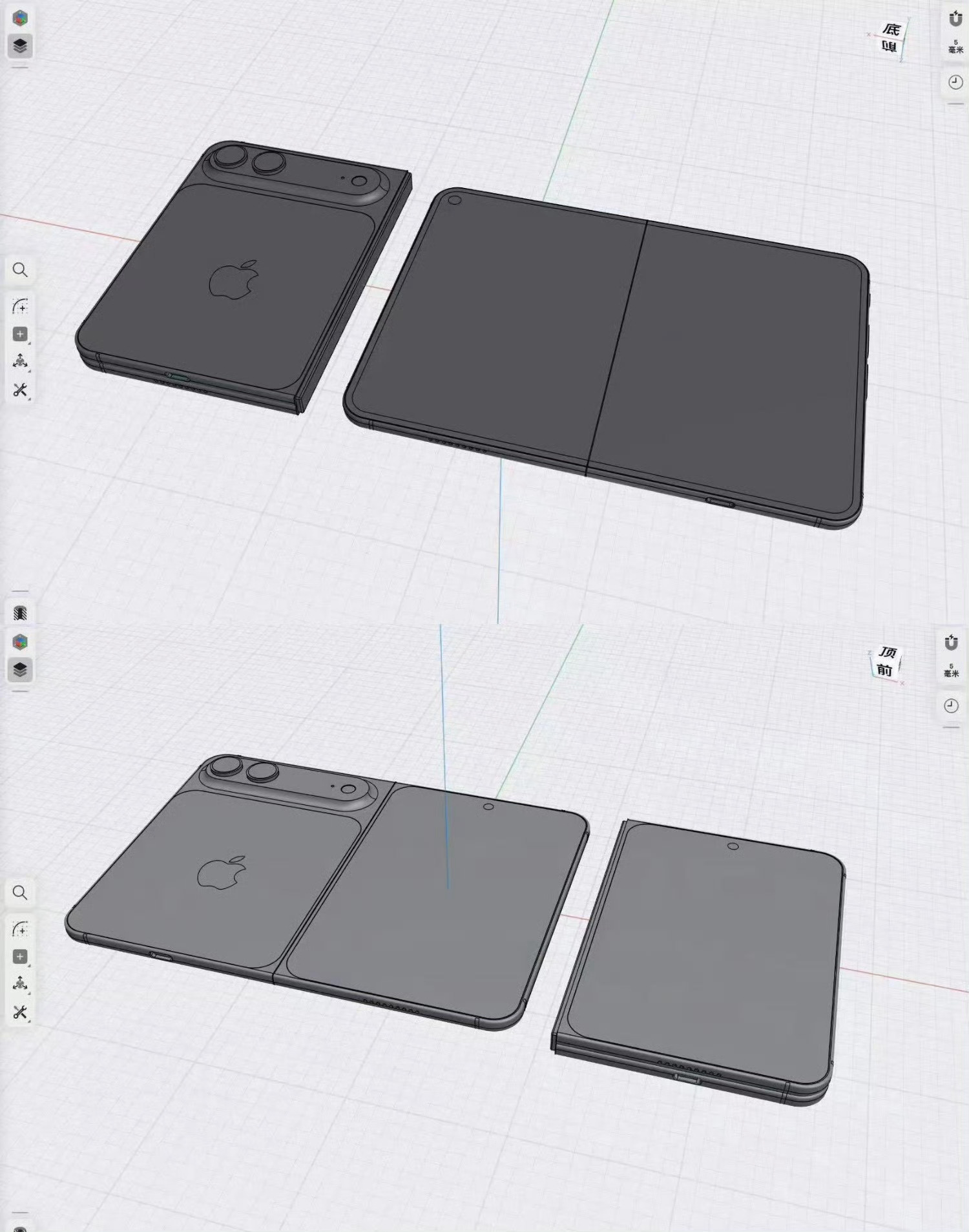 苹果最贵手机要来了 苹果折叠屏大概率，又会再教一次安卓折叠屏，如何做折叠屏。我觉