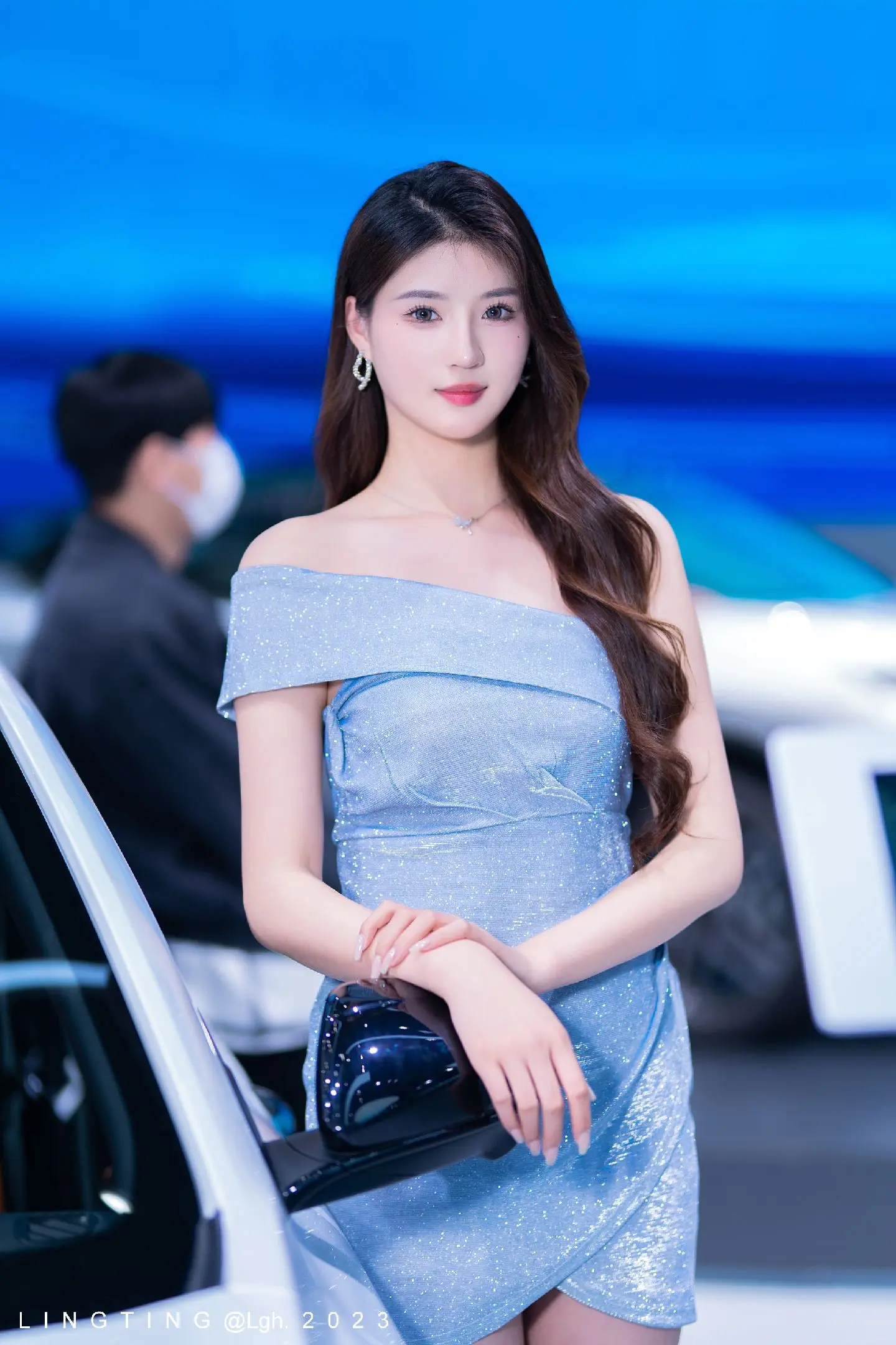 2023广州国际车展模特：夏虫虫。